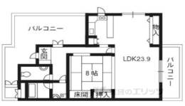 サンシティドムス鴨川間取り図面