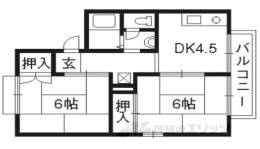セジュールマミＢ間取り図面