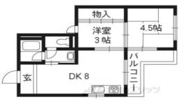 吉田マンション間取り図面