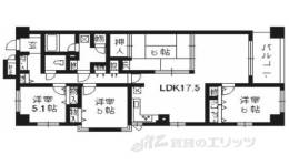 アパガーデンスクエア四条烏丸間取り図面