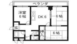 パレット御池間取り図面