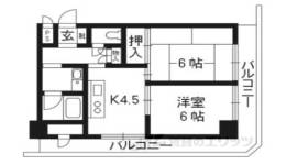 パレット御池間取り図面