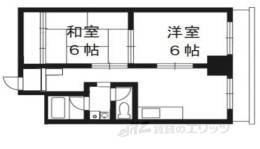 パレット御池間取り図面