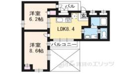 クオリティ嵯峨野間取り図面