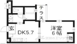 クオリティ嵯峨野間取り図面