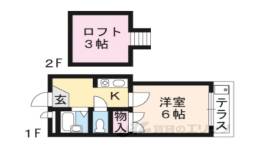 ハイム西川瀬田間取り図面