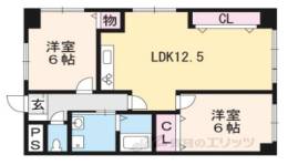 第43長栄大晋メゾネ西院ノ森間取り図面