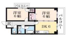 第43長栄大晋メゾネ西院ノ森間取り図面