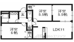 ＳＡＣＵＲＡハイツ２間取り図面