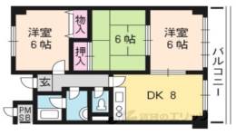クレール弐番館間取り図面