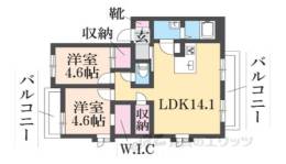 ガーデンハイツ花園間取り図面