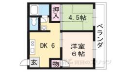 メゾン嵯峨の道間取り図面