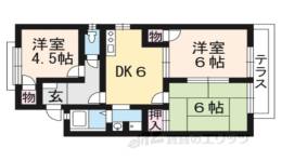 草川ハイツ３間取り図面