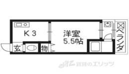 等持院マンション間取り図面