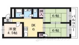 伏水ハイツ間取り図面