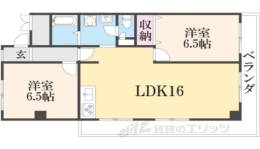 伏水ハイツ間取り図面