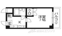 シティパレス京都三条間取り図面