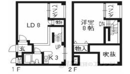 右京区マンション間取り図面