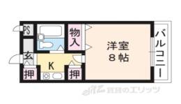 サンフェスタ東福寺B棟間取り図面