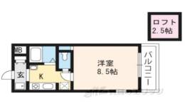 サンフェスタ東福寺B棟間取り図面