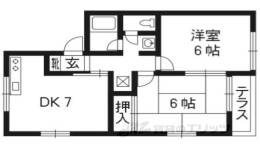 ハイツイナブＡ間取り図面