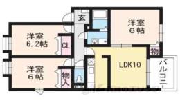 シャンテ西川間取り図面
