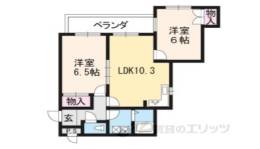 グレ－ス菱屋２間取り図面