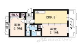 ツインヴィレッジ西野　２棟間取り図面