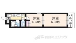エレガンス東寺　間取り図面