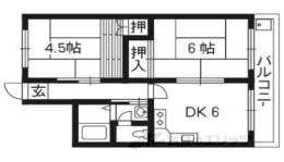 岸野コーポ間取り図面