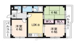 フォルム幡枝間取り図面