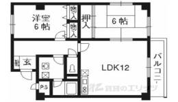 グランドール桂川畔間取り図面