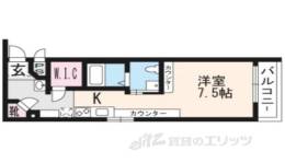 ライオンズマンション京都三条大宮205間取り図面