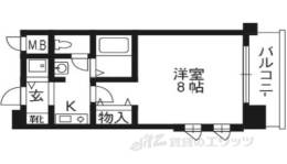 グランドパレス京都烏丸五条間取り図面