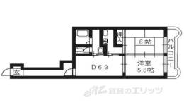 シャルム西洞院間取り図面