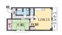 トーシンハイツ桃山間取り図面