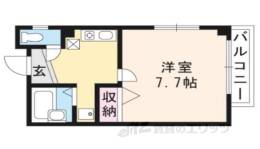 スウィートルーム聖護院西２間取り図面