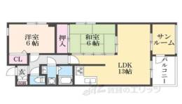 サングリエ間之町間取り図面