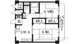 京都グランドハイツ間取り図面