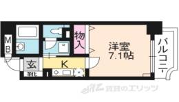 コスモ今出川間取り図面