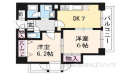 コスモ今出川間取り図面