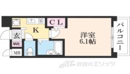 プレサンス京都四条烏丸間取り図面