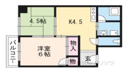 丸太町コーポ間取り図面
