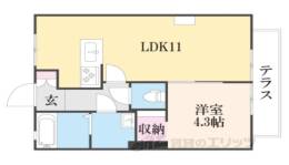 関ハイツＣ棟間取り図面