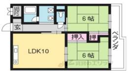 西京極グリーンハイツ間取り図面