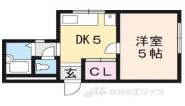 エクセル古門前間取り図面