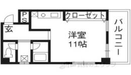 インペリアル御池間取り図面