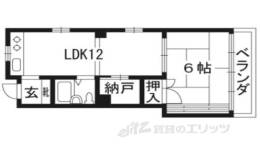 ヴィラ東山（今熊野）間取り図面