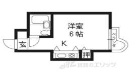 百花荘うえた間取り図面