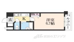 プレサンス京都駅前２間取り図面
